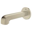 GROHE Brushed Nickel 1/2 x 7-7/8 in. NPT Metal Tub Spout 
