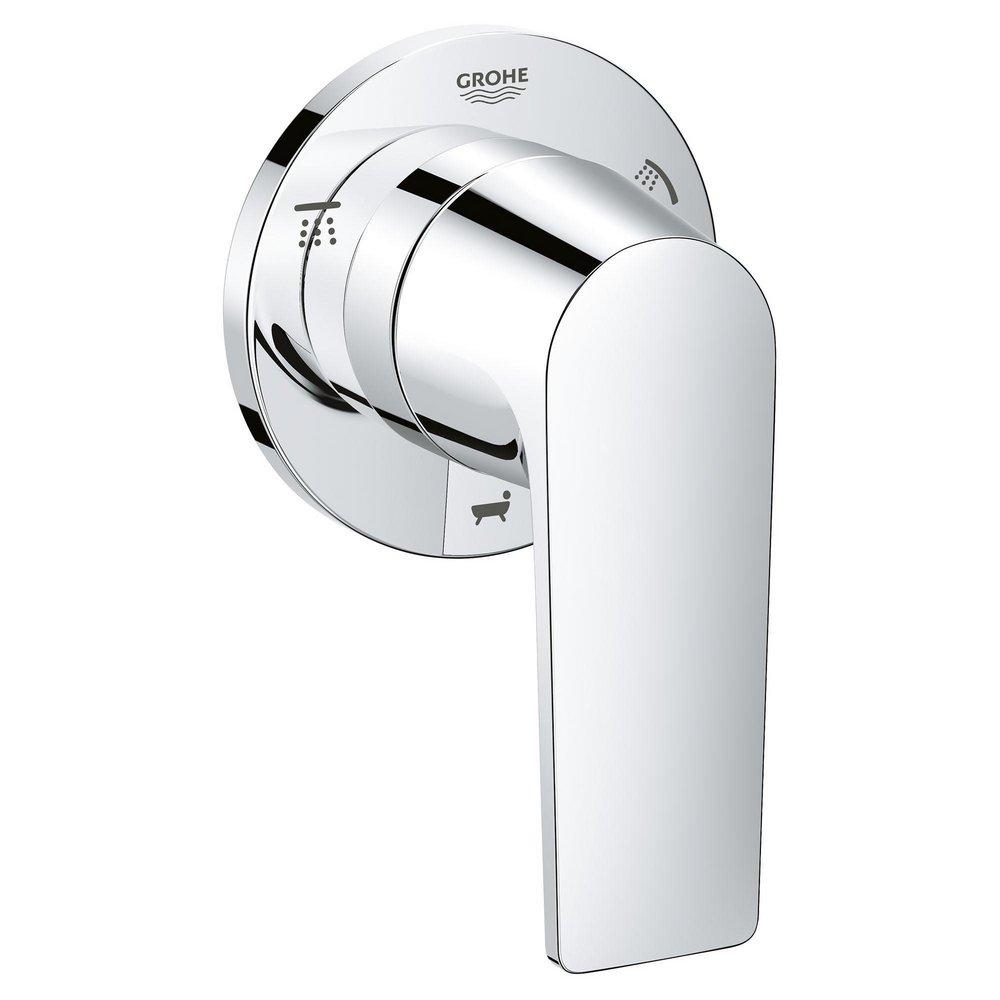 GROHE StarLight&reg; Chrome Single Handle Bathtub & Shower Faucet (Trim Only) 