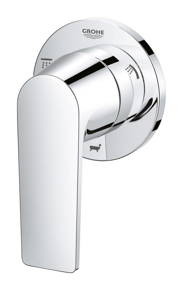 GROHE StarLight&reg; Chrome Single Handle Bathtub & Shower Faucet (Trim Only) 