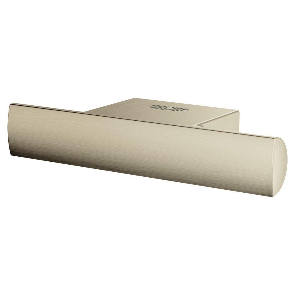 GROHE Brushed Nickel Infinity Finish&trade; 2-Hook Robe Hook 