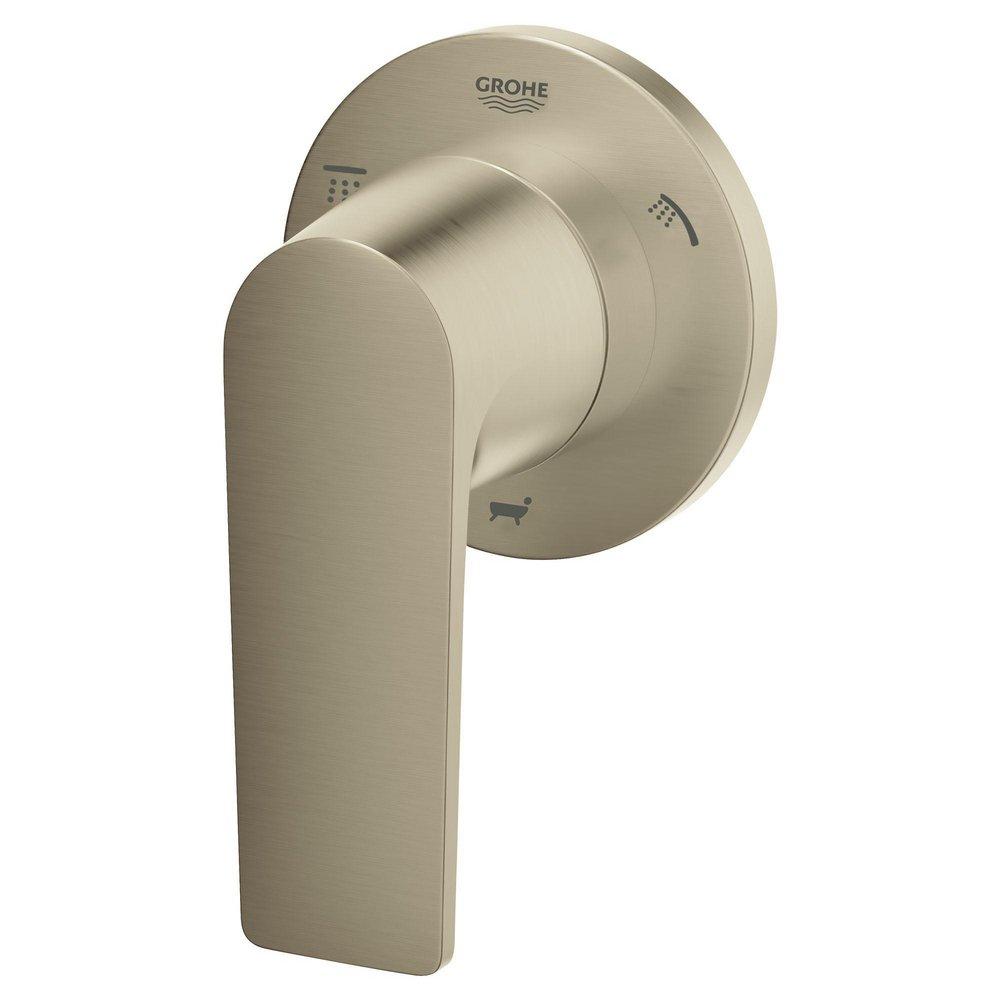 GROHE Brushed Nickel Infinity Finish&trade; Single Handle Bathtub & Shower Faucet (Trim Only) 
