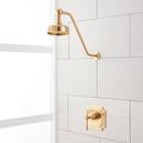 Single Handle Shower Faucet in Brushed Gold