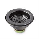 3-1/2 in. Basket Strainer in Gunmetal Black (Set of 2)