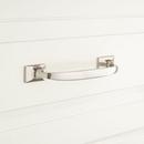 7/8 x 7-1/2 in. Brass Cabinet Pull in Polished Nickel