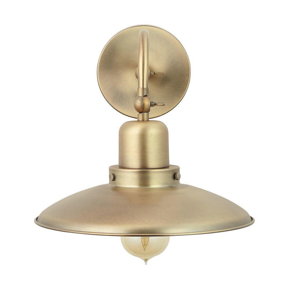 Capital Lighting Aged Brass 100W 1-Light Medium E-26 Incandescent Wall Sconce 