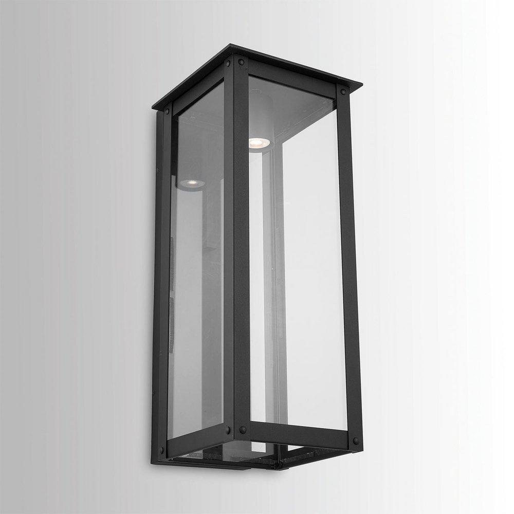 Capital Lighting Black 7W 1-Light GU10 LED Outdoor Wall Sconce 