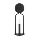 Capital Lighting Matte Black 60W 1-Light Candelabra E-12 Incandescent Wall Sconce 