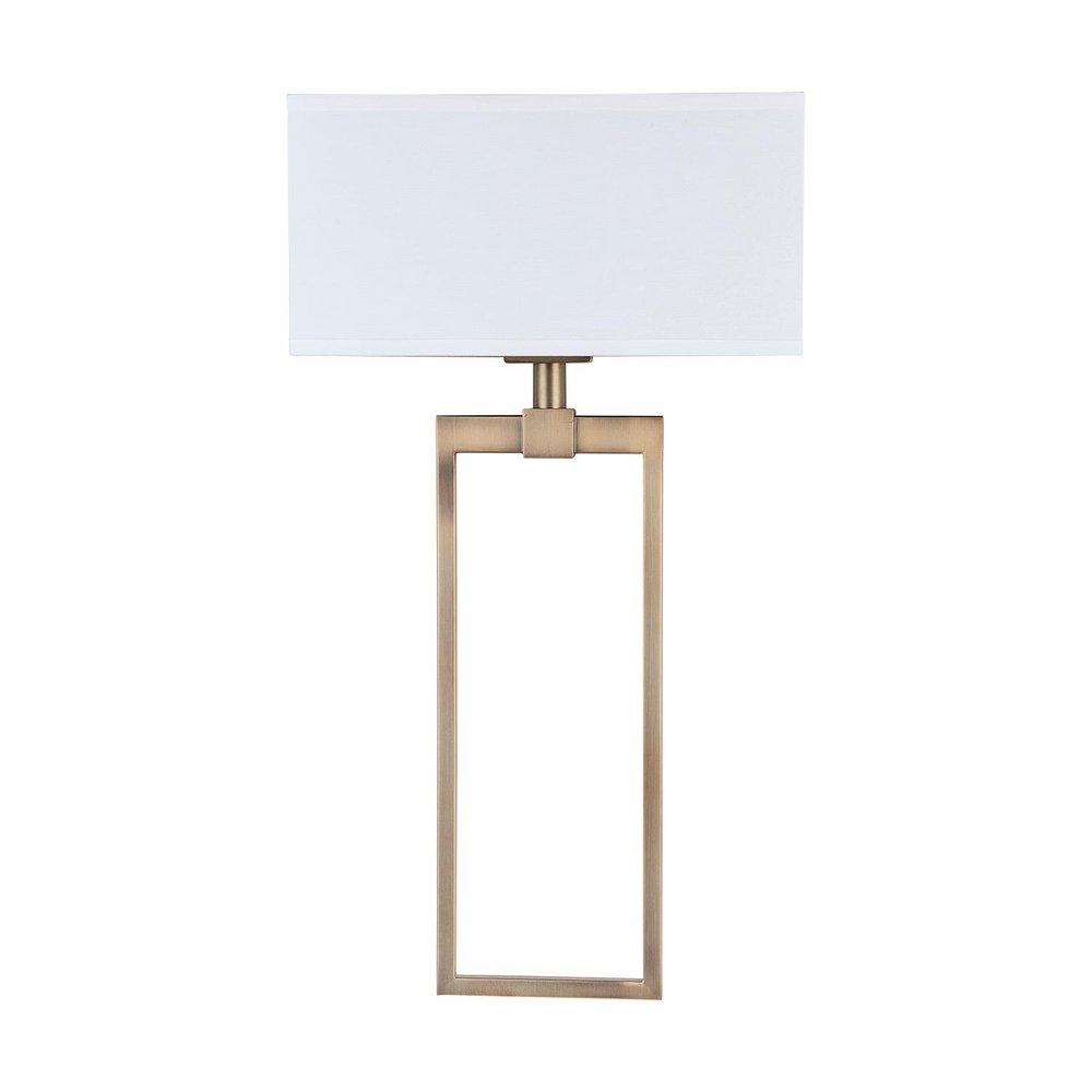 Capital Lighting Aged Brass 60W 2-Light Candelabra E-12 Incandescent Wall Sconce 