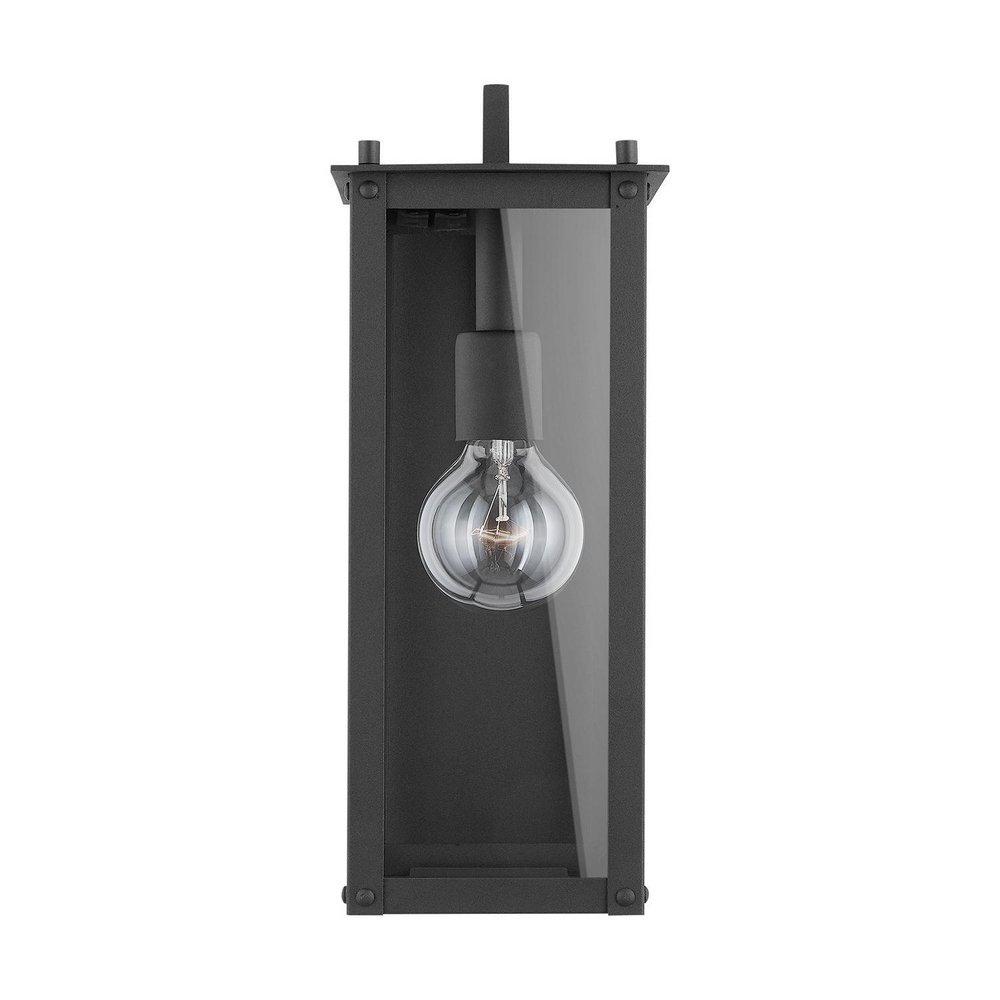 Capital Lighting Black 100W 1-Light Medium E-26 Incandescent Outdoor Wall Sconce 