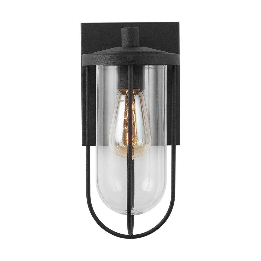 Capital Lighting Black 100W 1-Light Medium E-26 Incandescent Outdoor Wall Sconce 