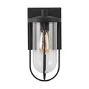 Capital Lighting Black 100W 1-Light Medium E-26 Incandescent Outdoor Wall Sconce 