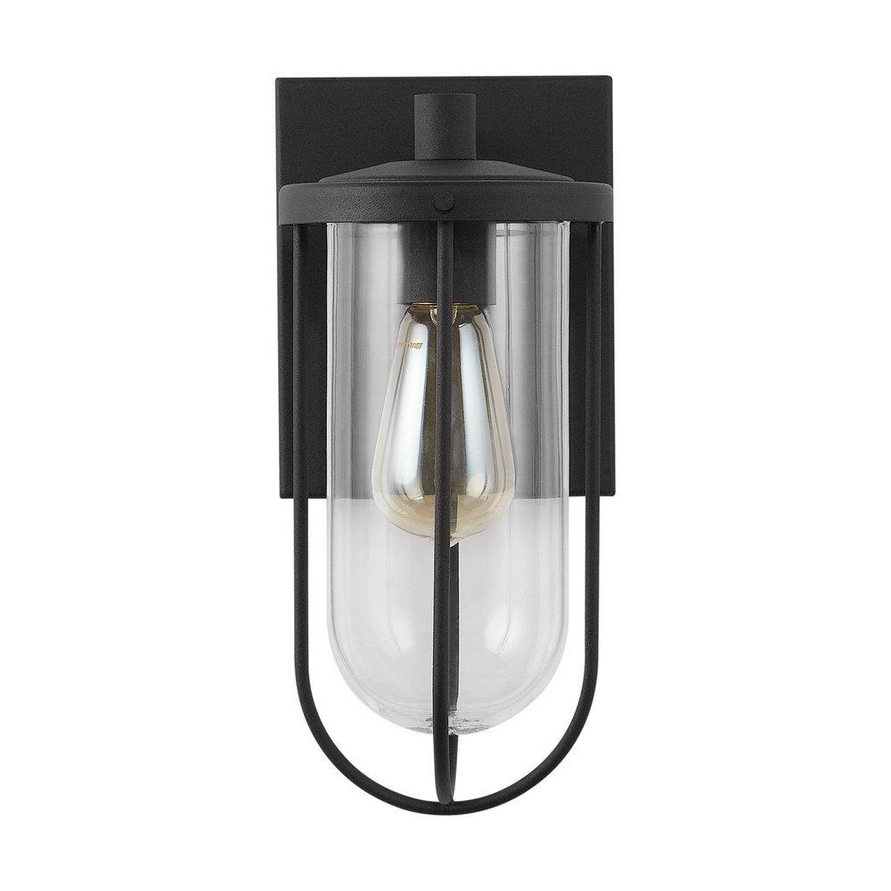 Capital Lighting Black 100W 1-Light Medium E-26 Incandescent Outdoor Wall Sconce 