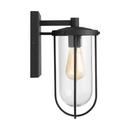 Capital Lighting Black 100W 1-Light Medium E-26 Incandescent Outdoor Wall Sconce 