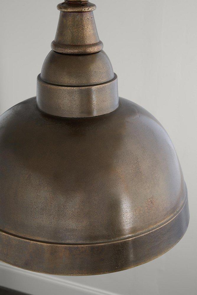 Capital Lighting Oxidized Brass 17 in. 100W 1-Light Medium E-26 Incandescent Pendant 