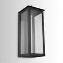 Black *CVR* 1 LIGHT OUTDOOR WALL LANTERN 