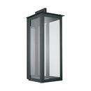 Black *CVR* 1 LIGHT OUTDOOR WALL LANTERN 