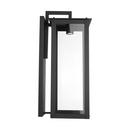 Black *CVR* 1 LIGHT OUTDOOR WALL LANTERN 