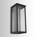 Black *CVR* 1 LIGHT OUTDOOR WALL LANTERN 