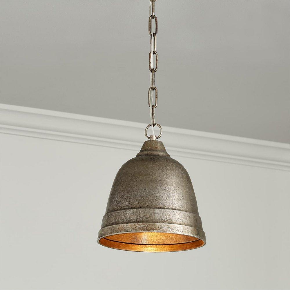 Capital Lighting Oxidized Nickel 100W 1-Light Medium E-26 Incandescent Pendant 