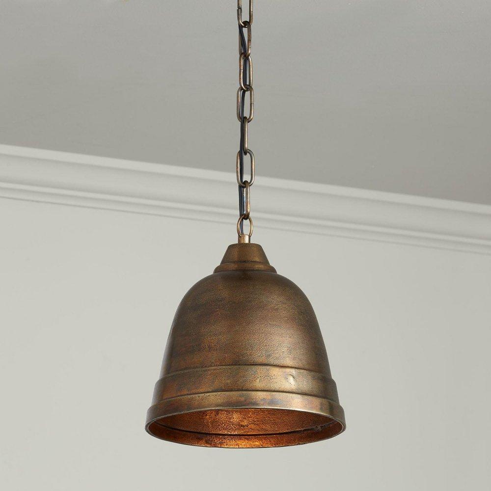 Capital Lighting Oxidized Brass 100W 1-Light Medium E-26 Incandescent Pendant 
