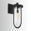 Capital Lighting Black 100W 1-Light Medium E-26 Incandescent Outdoor Wall Sconce 