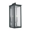 Capital Lighting Black 60W 4-Light Candelabra E-12 Incandescent Outdoor Wall Sconce 