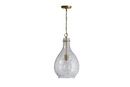 Capital Lighting Patinaed Brass 100W 1-Light Medium E-26 Incandescent Pendant 