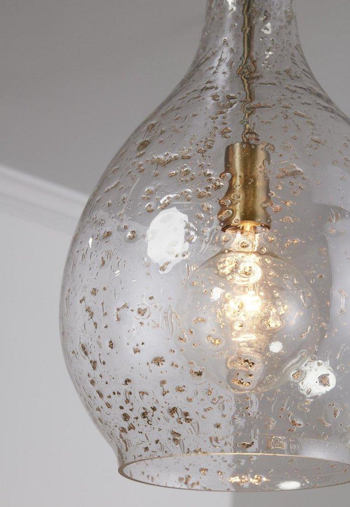 Capital Lighting Patinaed Brass 100W 1-Light Medium E-26 Incandescent Pendant 