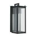 Capital Lighting Black 7W 1-Light GU10 Integrated LED Outdoor Wall Sconce 