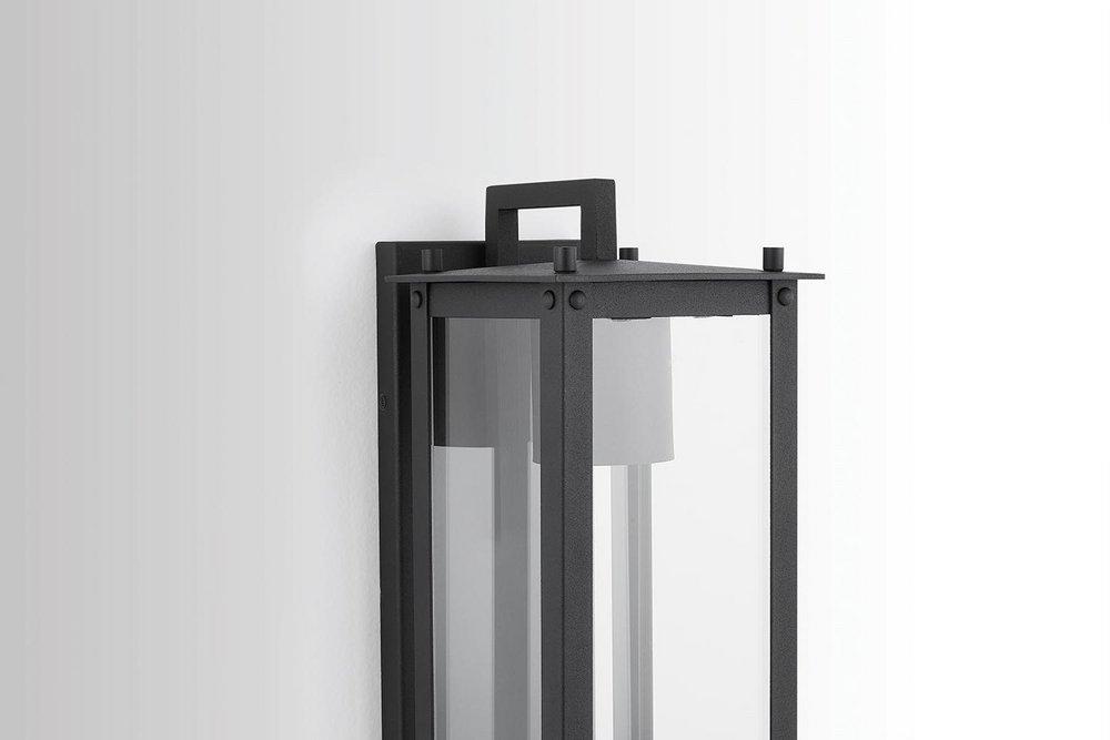 Capital Lighting Black 7W 1-Light GU10 Integrated LED Outdoor Wall Sconce 