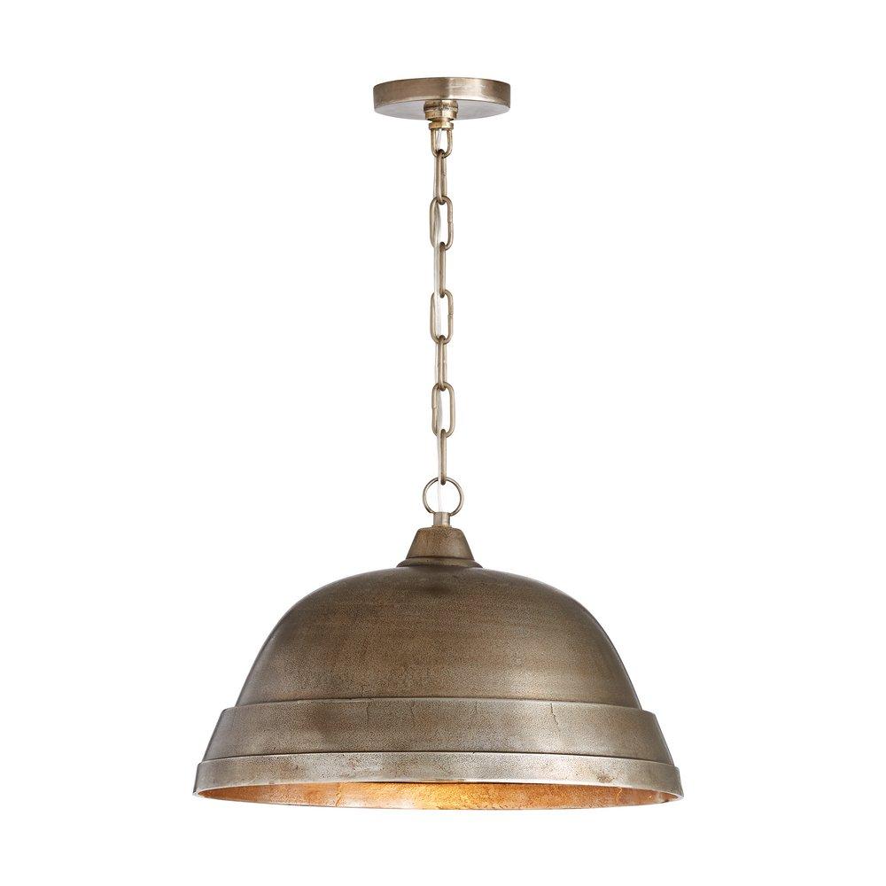 Oxidized Nickel *CVR* 1 LIGHT PENDANT 