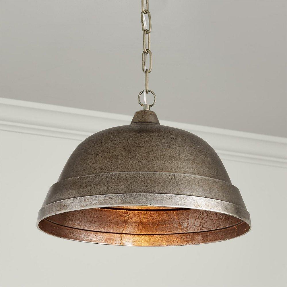 Oxidized Nickel *CVR* 1 LIGHT PENDANT 