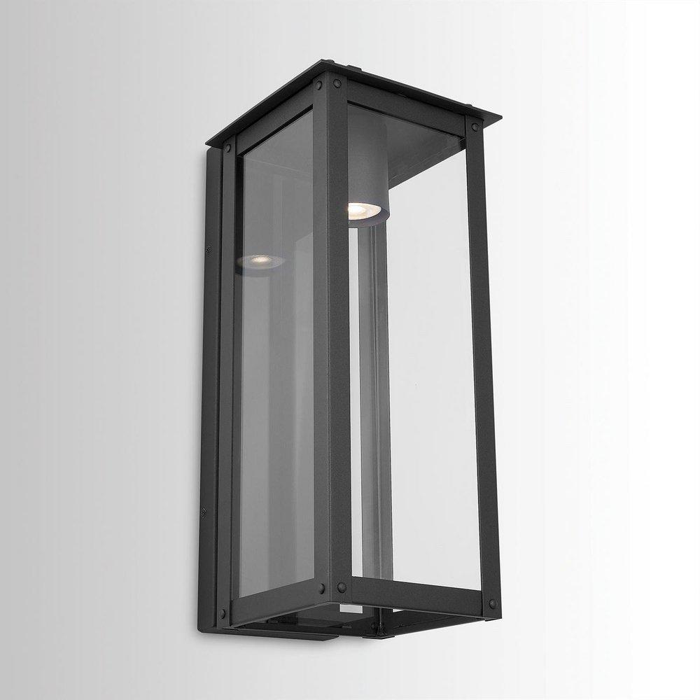 Capital Lighting Black 7W 1-Light GU10 Incandescent Outdoor Wall Sconce 