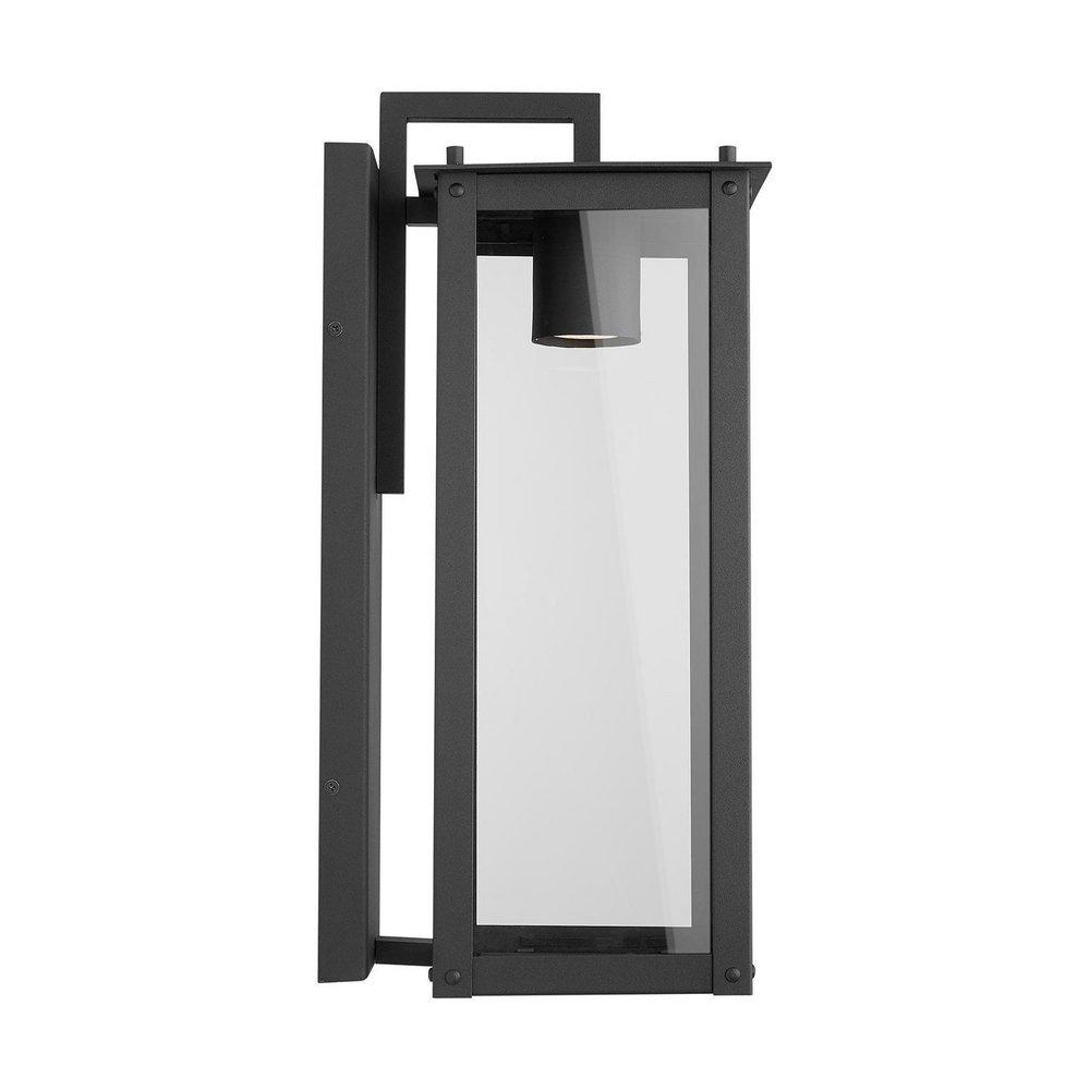 Capital Lighting Black 7W 1-Light GU10 Incandescent Outdoor Wall Sconce 