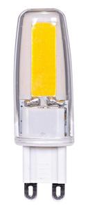 SATCO Warm White T4 LED Bulb Bi-Pin G9 Base 3000 Kelvin 360° Dimmable