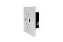 USI Electric White 125V Receptacle (Pack of 10) 