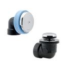 Dearborn Chrome Plastic Waste Touch Toe Half Kit 