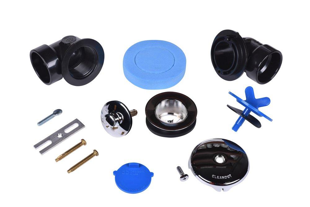 Dearborn Chrome Plastic Lift & Turn Drain 