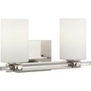 Progress Lighting Polished Nickel PN 2 100W INCAND BATH LGHT 