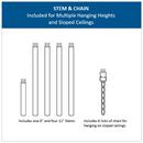 Progress Lighting Silver Ridge 18-1/8 in. 60W 3-Light Candelabra E-12 Incandescent Chandelier 