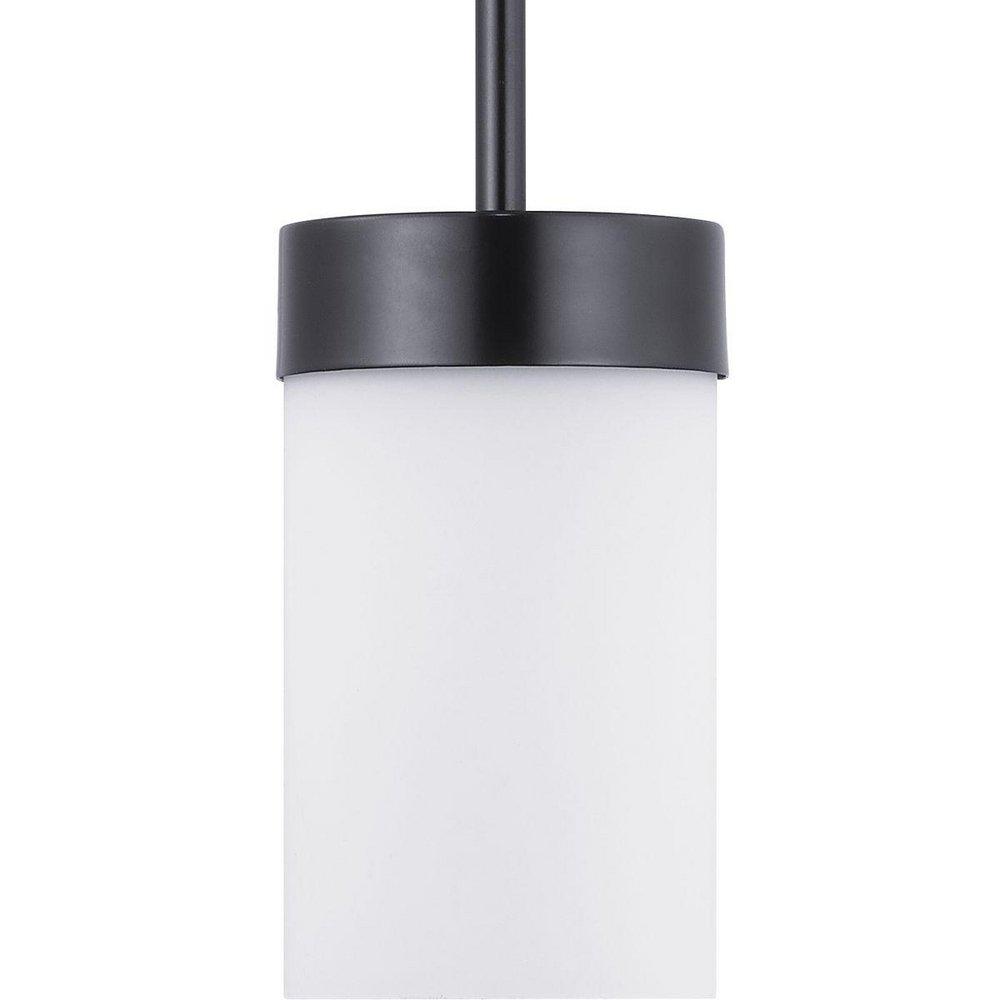 Progress Lighting Matte Black 75W 1-Light Medium E-26 Incandescent Pendant Light 