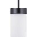 Progress Lighting Matte Black 75W 1-Light Medium E-26 Incandescent Pendant Light 
