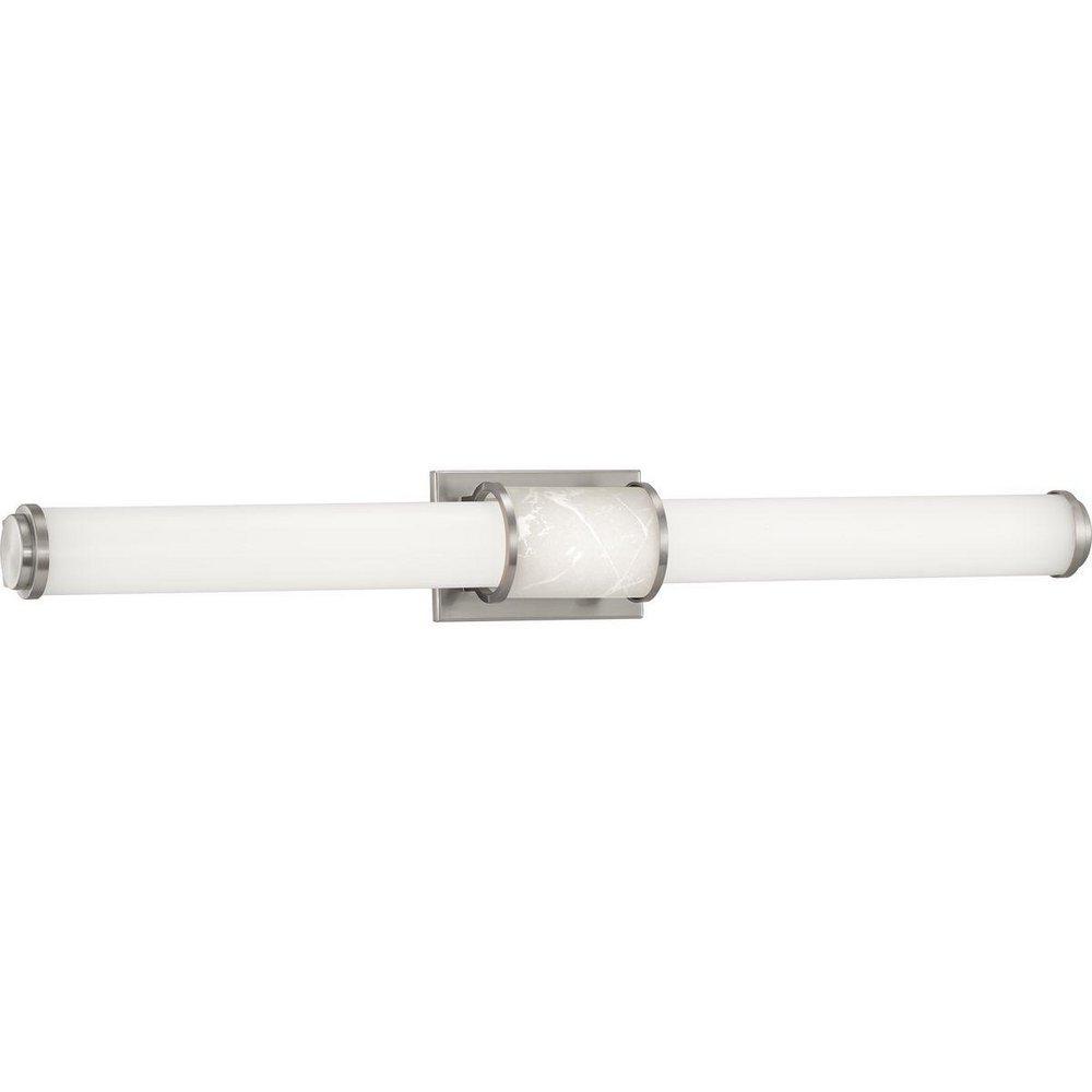 Progress Lighting Brushed Nickel 33W 1-Light Integrated LED Vanity Fixture 