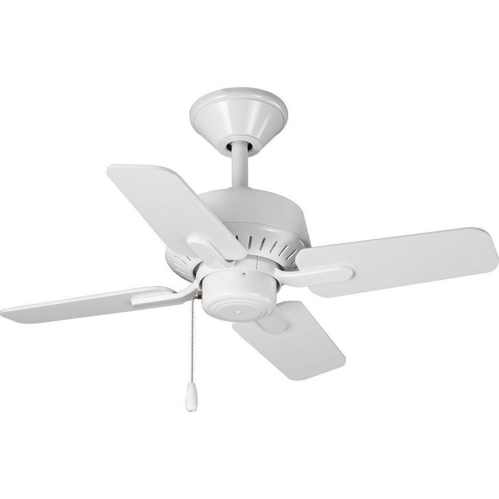 Progress Lighting White 24W 4-Blade Ceiling Fan 