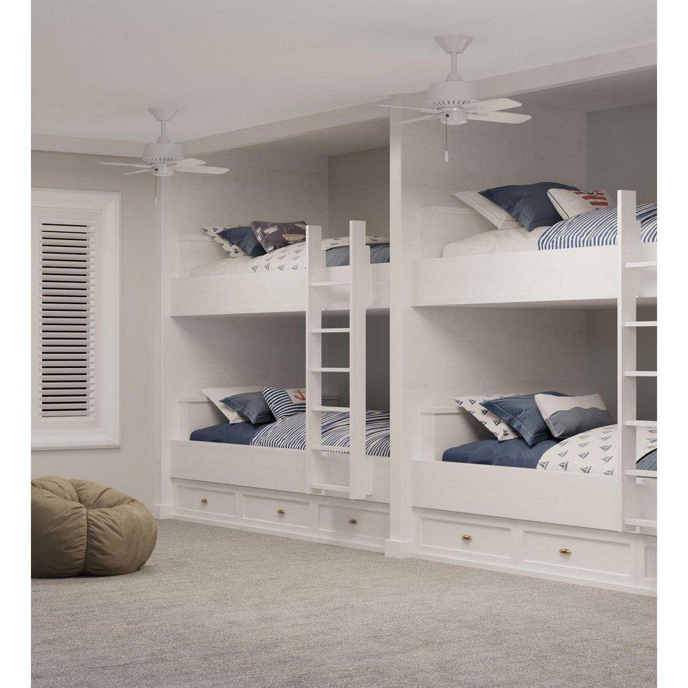 Progress Lighting White 24W 4-Blade Ceiling Fan 