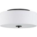 Progress Lighting Graphite 13 in. 17W 1-Light LED Flush Mount Ceiling Fixture 