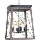 Progress Lighting Antique Bronze 60W 4-Light Medium E-26 Incandescent Foyer Lighting 