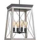 Progress Lighting Graphite 60W 4-Light Medium E-26 Foyer Lighting 
