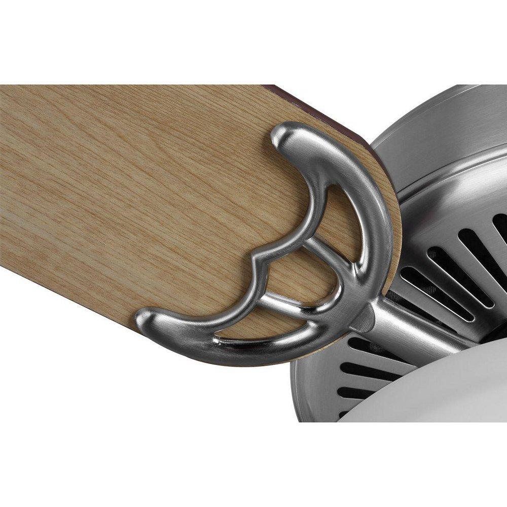 Progress Lighting Brushed Nickel 52 in. 8.5W 1-Light Medium E-26 LED Ceiling Fan 