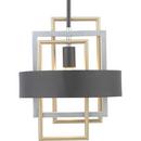 Progress Lighting Black 75W 1-Light Medium E-26 Incandescent Pendant 
